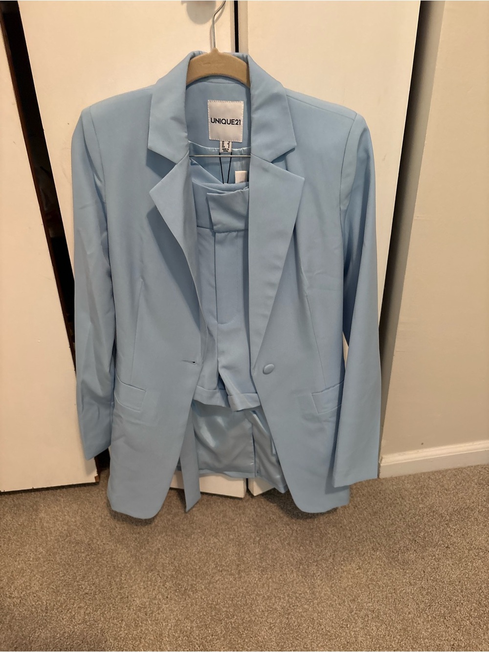 Unique21 Light Blue Women's Blazer